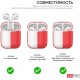Силиконовый чехол AhaStyle дуо для Apple AirPods Red (AHA-02020-RED) Силиконовый чехол AhaStyle дуо для Apple AirPods Red (AHA-02020-RED)