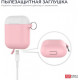 Two-color AhaStyle Silicone case with carabiner for Apple AirPods Pink white (AHA-01460-PPW) Two-color AhaStyle Silicone case with carabiner for Apple AirPods Pink white (AHA-01460-PPW)