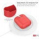 Силиконовый чехол AhaStyle дуо для Apple AirPods Red (AHA-02020-RED) Силиконовый чехол AhaStyle дуо для Apple AirPods Red (AHA-02020-RED)