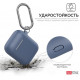 Silicone case AhaStyle duo with carabiner for Apple AirPods Navy blue (AHA-02060-NBL) Silicone case AhaStyle duo with carabiner for Apple AirPods Navy blue (AHA-02060-NBL)