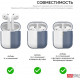 Силіконовий чохол AhaStyle дуо для Apple AirPods Navy blue (AHA-02020-NBL) Силіконовий чохол AhaStyle дуо для Apple AirPods Navy blue (AHA-02020-NBL)