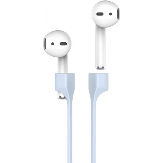  Магнитный силиконовый ремешок AhaStyle для Apple AirPods Light blue (AHA-01740-LBL)