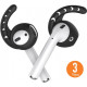 Силиконовые держатели AhaStyle для Apple AirPods Set 3 pairs, Black (AHA-01140-BLK) Силиконовые держатели AhaStyle для Apple AirPods Set 3 pairs, Black (AHA-01140-BLK)