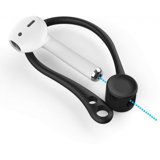  Держатели AhaStyle для Apple AirPods Black (AHA-01780-BLK)