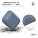 Силіконовий чохол AhaStyle дуо для Apple AirPods Navy blue (AHA-02020-NBL) Силіконовий чохол AhaStyle дуо для Apple AirPods Navy blue (AHA-02020-NBL)