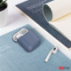 Силіконовий чохол AhaStyle дуо для Apple AirPods Navy blue (AHA-02020-NBL) Силіконовий чохол AhaStyle дуо для Apple AirPods Navy blue (AHA-02020-NBL)