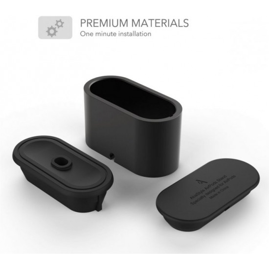  Алюминиевая подставка AhaStyle для Apple AirPods Black (AHA-01080-BLK)