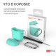 Silicone case AhaStyle duo with carabiner for Apple AirPods Mint green (AHA-02060-MGR) Silicone case AhaStyle duo with carabiner for Apple AirPods Mint green (AHA-02060-MGR)