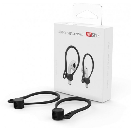  Держатели AhaStyle для Apple AirPods Black (AHA-01780-BLK)