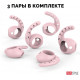 AhaStyle Silicone Holders for Apple AirPods Set of 3 pairs, Pink (AHA-01140-PNK) AhaStyle Silicone Holders for Apple AirPods Set of 3 pairs, Pink (AHA-01140-PNK)