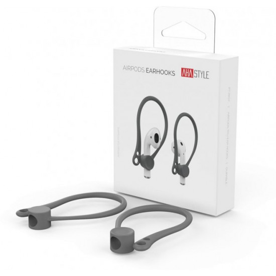 Держатели AhaStyle для Apple AirPods Light gray (AHA-01780-LGR) Держатели AhaStyle для Apple AirPods Light gray (AHA-01780-LGR)