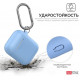 Силіконовий чохол AhaStyle дуо з карабіном для Apple AirPods Blue (AHA-02060-SBL) Силіконовий чохол AhaStyle дуо з карабіном для Apple AirPods Blue (AHA-02060-SBL)