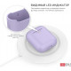  Силиконовый чехол AhaStyle дуо для Apple AirPods Lavender (AHA-02020-LVR)