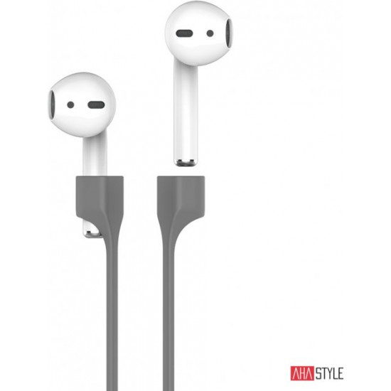 AhaStyle Magnetic Silicone Strap for Apple AirPods Gray (AHA-01740-GRY) AhaStyle Magnetic Silicone Strap for Apple AirPods Gray (AHA-01740-GRY)