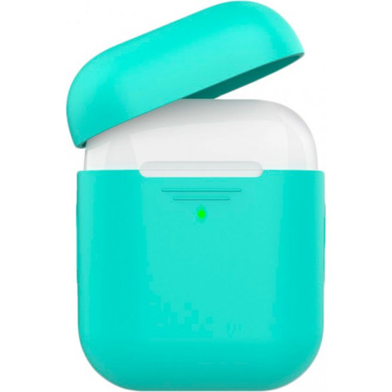  Силиконовый чехол AhaStyle дуо для Apple AirPods Mint green (AHA-02020-MGR)