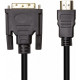 Відеокабель PowerPlant HDMI (M) - DVI (M) 1.8 м (CA912568)