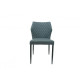 Chair for kitchen, cafe, bar Finiks metal black/chenille fabric dark gray Eurodom Chair for kitchen, cafe, bar Finiks metal black/chenille fabric dark gray Eurodom