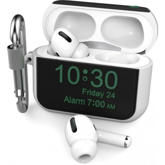 Силіконовий чохол AhaStyle для Apple AirPods Pro - Apple Watch Білий (AHA-0P104-WHT) Силіконовий чохол AhaStyle для Apple AirPods Pro - Apple Watch Білий (AHA-0P104-WHT)