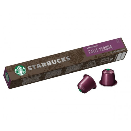 Кофе в капсулах Starbucks Nespresso Caffe Verona 10 шт Кофе в капсулах Starbucks Nespresso Caffe Verona 10 шт