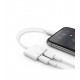 Переходник для Iphone, Dual Lightning Audio Charge Adapter J-008, белый Переходник для Iphone, Dual Lightning Audio Charge Adapter J-008, белый