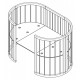 Round transformable crib with pendulum and drawers Bedsbee 12-in-1 Wenge (1052020) Round transformable crib with pendulum and drawers Bedsbee 12-in-1 Wenge (1052020)