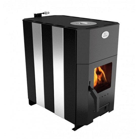 Heating and cooking stove Novaslav POV-100 ChK Ognev Door with heat-resistant glass 200x200 mm Heating and cooking stove Novaslav POV-100 ChK Ognev Door with heat-resistant glass 200x200 mm