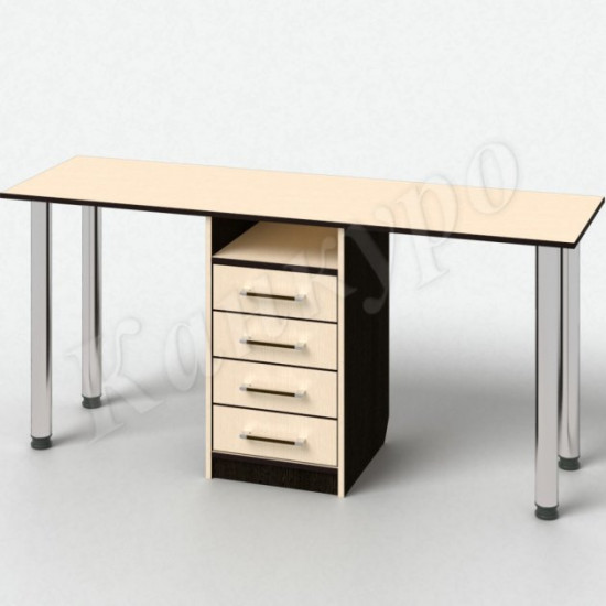 Table for two workstations Konven Mebel Beverly 1650x500 mm Wenge magic+Light wenge Table for two workstations Konven Mebel Beverly 1650x500 mm Wenge magic+Light wenge