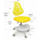 Children's chair ErgoKids Yellow Y-400 YE Children's chair ErgoKids Yellow Y-400 YE