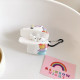Чехол для наушников AirPods 1/2 Единорог в профиль мультиколор Чехол для наушников AirPods 1/2 Единорог в профиль мультиколор