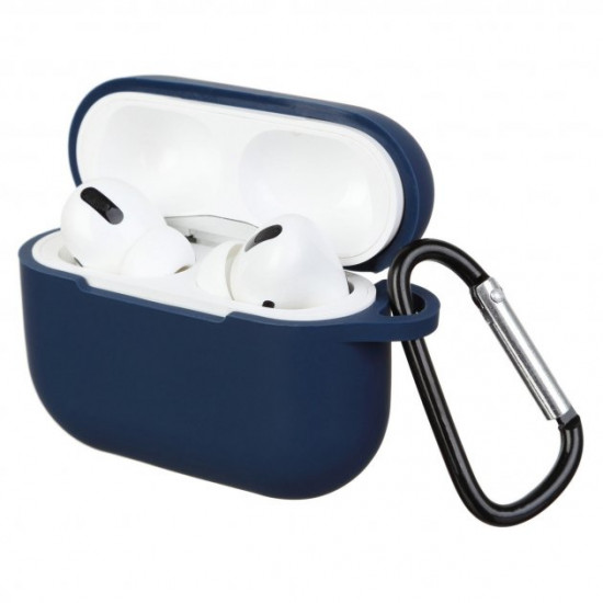 Темно-синий чехол для Airpods Pro Silicone Case Темно-синий чехол для Airpods Pro Silicone Case
