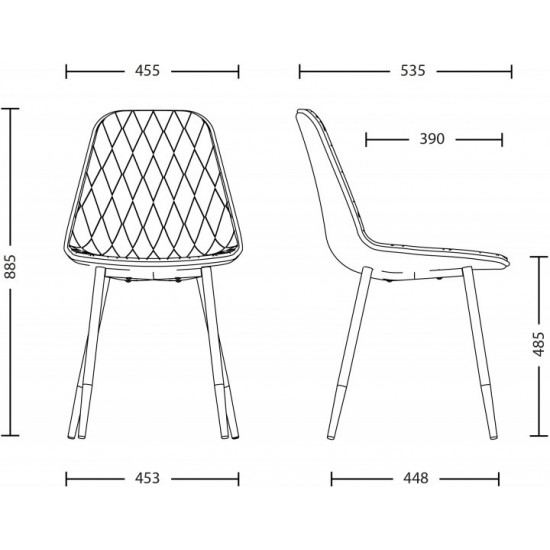 Chair Nowy Styl LIYA ordf FX ALU (BOX-1) SORO-93 Chair Nowy Styl LIYA ordf FX ALU (BOX-1) SORO-93