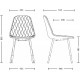 Chair Nowy Styl LIYA ordf FX ALU (BOX-1) SORO-93 Chair Nowy Styl LIYA ordf FX ALU (BOX-1) SORO-93