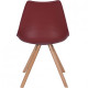Stylish soft comfortable chair made of hard wood up to 120 kg. Germany. Red. TR88 Stylish soft comfortable chair made of hard wood up to 120 kg. Germany. Red. TR88