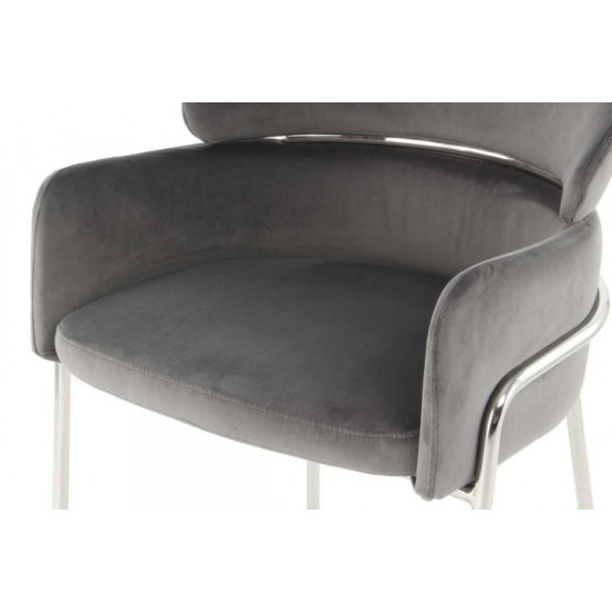 Chair Arhome Oslo TM125 Grey/Silver VNZPV-GRY Chair Arhome Oslo TM125 Grey/Silver VNZPV-GRY