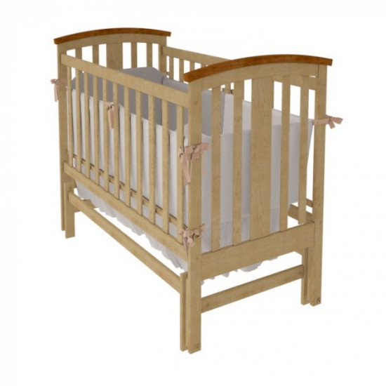 Baby crib made of wood 60*120 Mia Woodman natural Baby crib made of wood 60*120 Mia Woodman natural