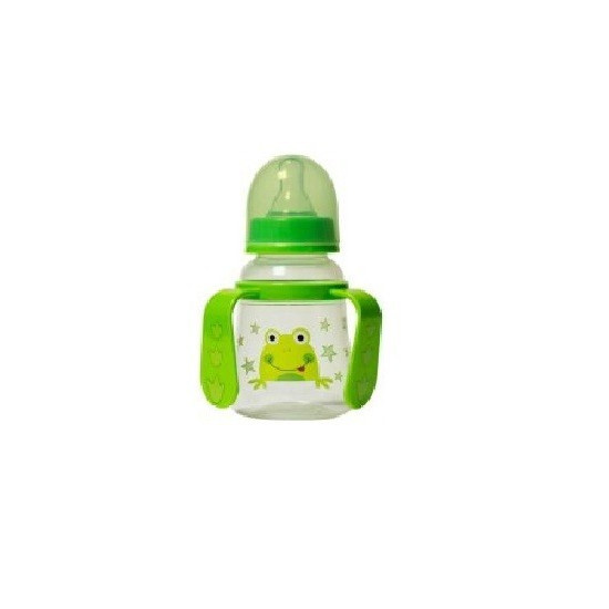 Plastic dance with handles and silicone nipple 150 ml DYDUS b151 (green) Plastic dance with handles and silicone nipple 150 ml DYDUS b151 (green)