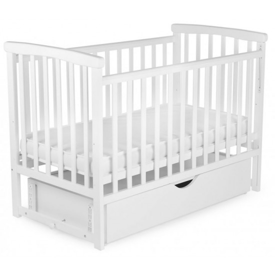 Transformable crib with drawer Bimbi White (Ds-b2)