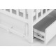 Transformable crib with drawer Bimbi White (Ds-b2)