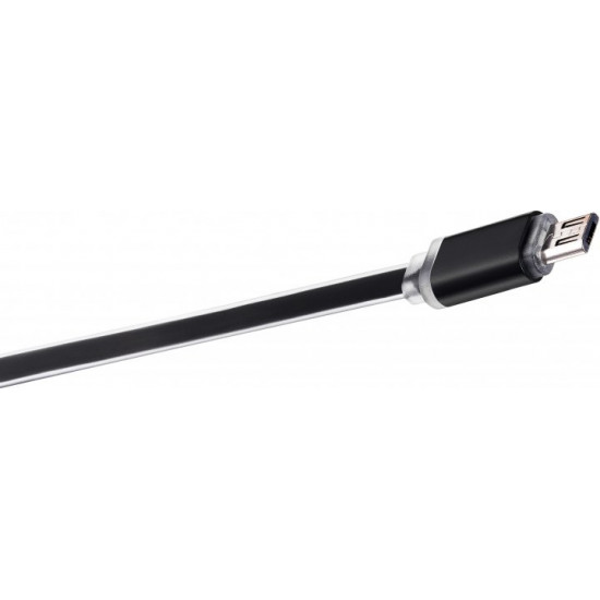 Кабель Logan USB-A 2.0 - microUSB 1 м Black (EL117-010BK) Кабель Logan USB-A 2.0 - microUSB 1 м Black (EL117-010BK)