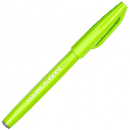 Ручка Pentel Brush Sign Pen Tip салатовий гнучкий наконечник Ручка Pentel Brush Sign Pen Tip салатовий гнучкий наконечник