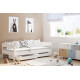 Children's single bed Poland LukDom Mix 180x80 with drawers and foam mattress Poland Children's single bed Poland LukDom Mix 180x80 with drawers and foam mattress Poland