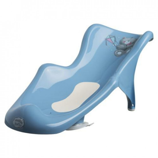 Plastic children's swim slide with anti-slip mat and suction cups Maltex Bear, blue Plastic children's swim slide with anti-slip mat and suction cups Maltex Bear, blue