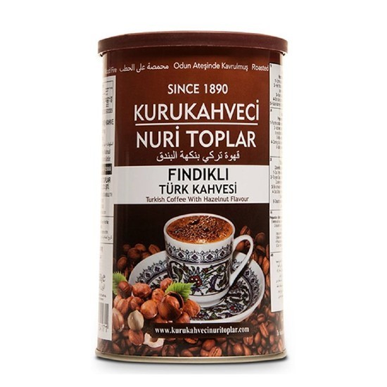 Кофе молотый с фундуком Kurukahveci Nuri Toplar 250 г Кофе молотый с фундуком Kurukahveci Nuri Toplar 250 г