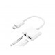 Adapter 2 in 1 adapter Lightning headphone jack 3.5 mm Adapter 2 in 1 adapter Lightning headphone jack 3.5 mm