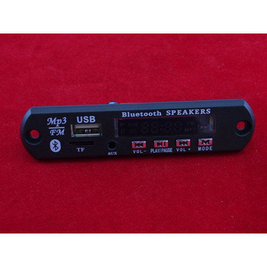 Встраиваемый MP3 плеер, Bluetooth, FM, усилитель Rylybons, USB, microSD для авто (113593)