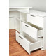 Corner desk Embawood Wienn white