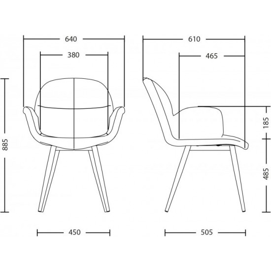 Chair Nowy Styl MICHEL ordf HN ANTR (BOX-1) ICON-45 Chair Nowy Styl MICHEL ordf HN ANTR (BOX-1) ICON-45