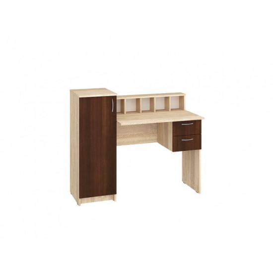 Desk Prague Pekhotin Sonoma Oak + Walnut Desk Prague Pekhotin Sonoma Oak + Walnut