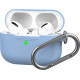Силіконовий чохол AhaStyle з карабіном для Apple AirPods Pro Blue (AHA-0P100-SBL) Силіконовий чохол AhaStyle з карабіном для Apple AirPods Pro Blue (AHA-0P100-SBL)