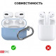 Силіконовий чохол AhaStyle з карабіном для Apple AirPods Pro Blue (AHA-0P100-SBL) Силіконовий чохол AhaStyle з карабіном для Apple AirPods Pro Blue (AHA-0P100-SBL)